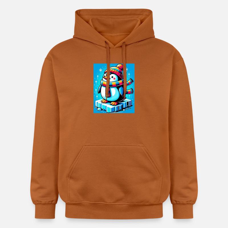 Pingouin - Sweat à capuche Softstyle® Gildan Unisexe - Athletic Orange