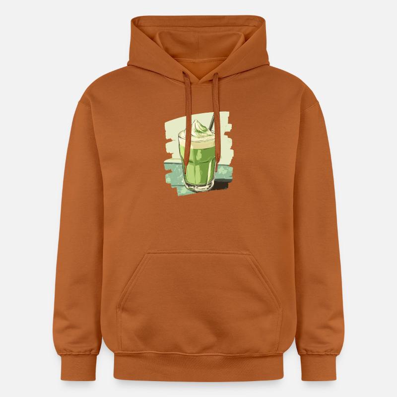 Matcha Latte Lover Thé vert - Sweat à capuche Softstyle® Gildan Unisexe - Athletic Orange