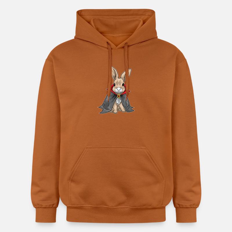 Lapin Halloween Vampire - Sweat à capuche Softstyle® Gildan Unisexe - Athletic Orange