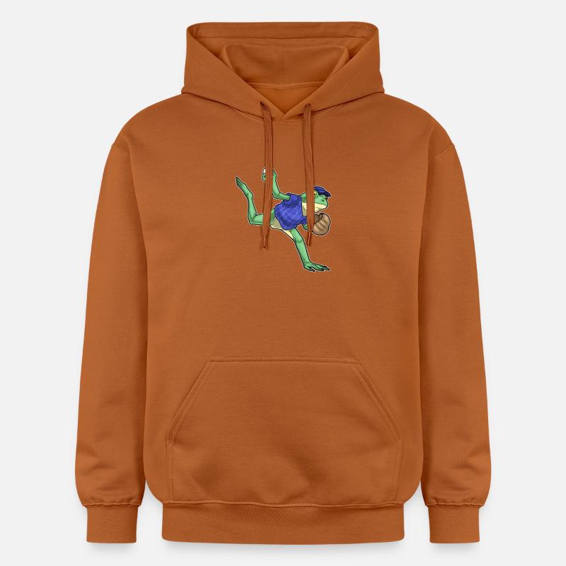 Frog Baseball Gant de baseball - Sweat à capuche Softstyle® Gildan Unisexe - Athletic Orange