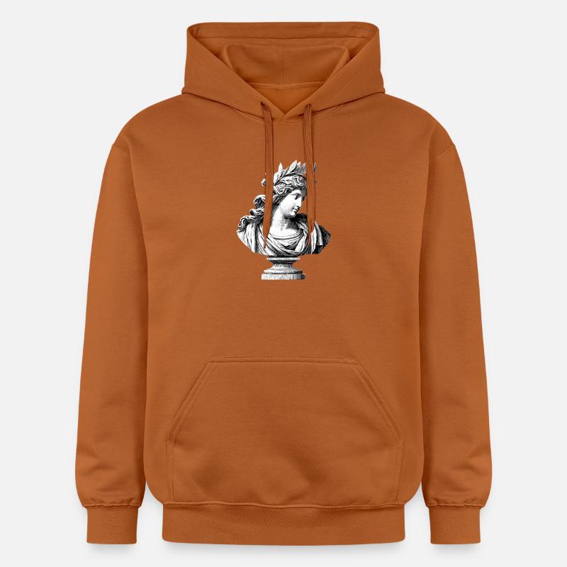 Buste antique déesse – Gravure classique - Sweat à capuche Softstyle® Gildan Unisexe - Athletic Orange