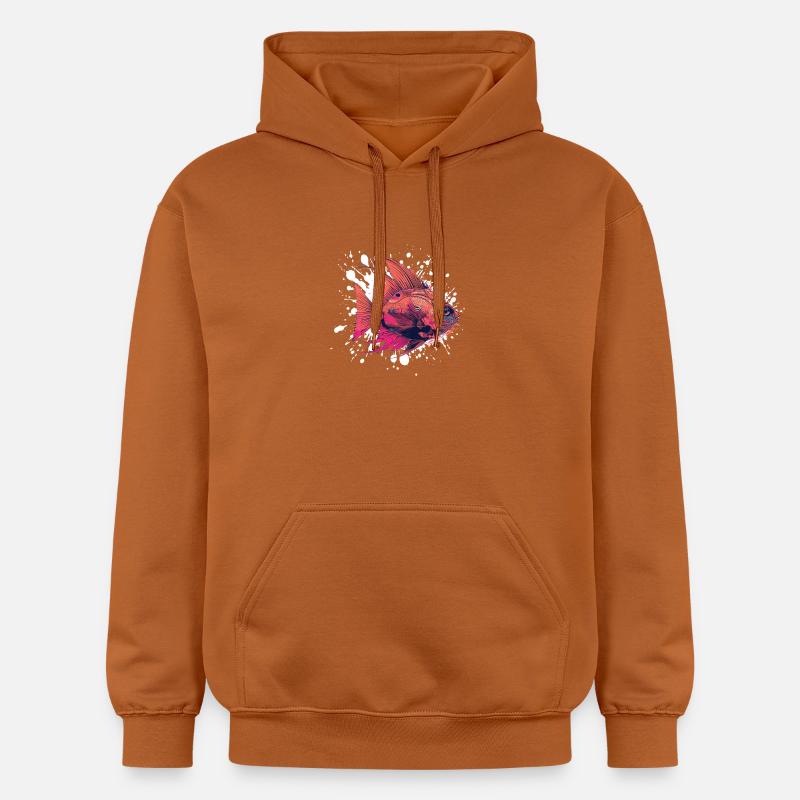 Blobs de poisson - Sweat à capuche Softstyle® Gildan Unisexe - Athletic Orange