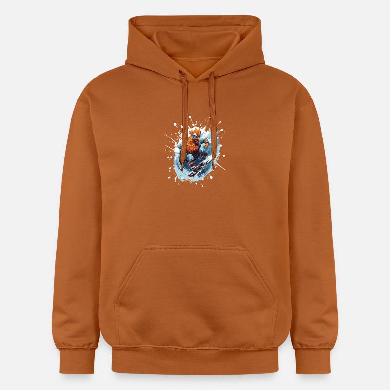 Hahn Planche à neige - Sweat à capuche Softstyle® Gildan Unisexe - Athletic Orange