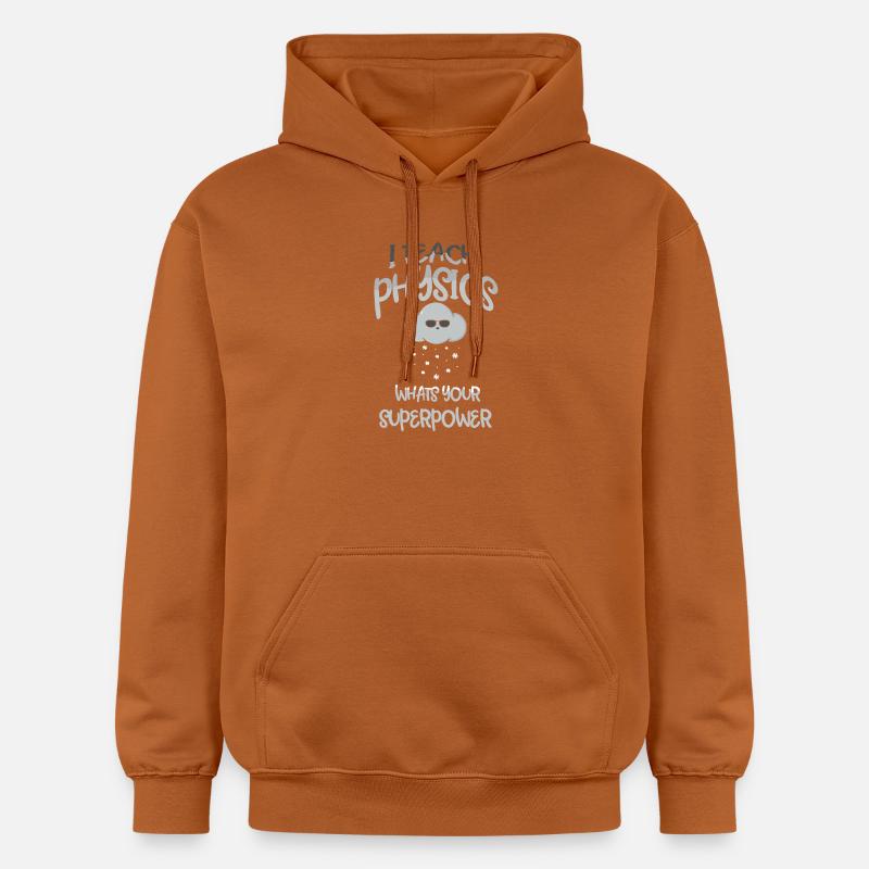 Physics Physicist Physics Student Physics Teacher - Gildan Unisex Softstyle® Midweight Hoodie - Athletic Orange
