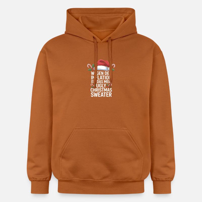 Expression de Noël sur l’inflation - Sweat à capuche Softstyle® Gildan Unisexe - Athletic Orange