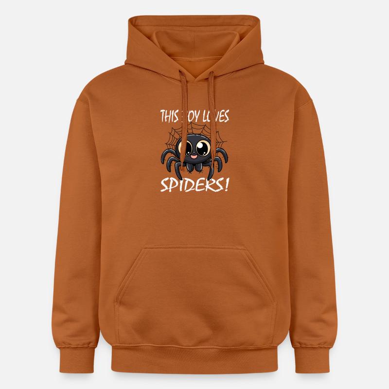 Ce garçon adore les araignées - Sweat à capuche Softstyle® Gildan Unisexe - Athletic Orange