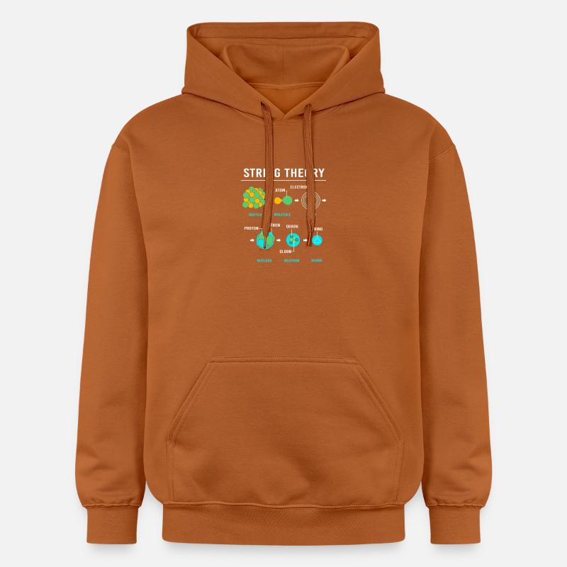 Physique quantique Physique quantique Saut quantique - Sweat à capuche Softstyle® Gildan Unisexe - Athletic Orange