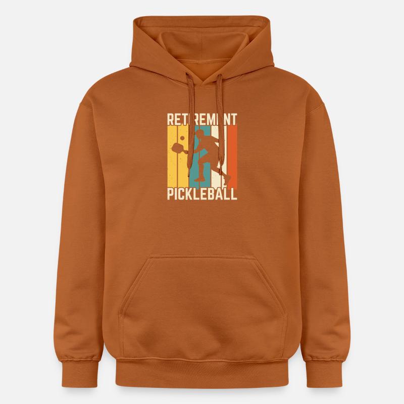 Retrait du pickleball rétro - Sweat à capuche Softstyle® Gildan Unisexe - Athletic Orange