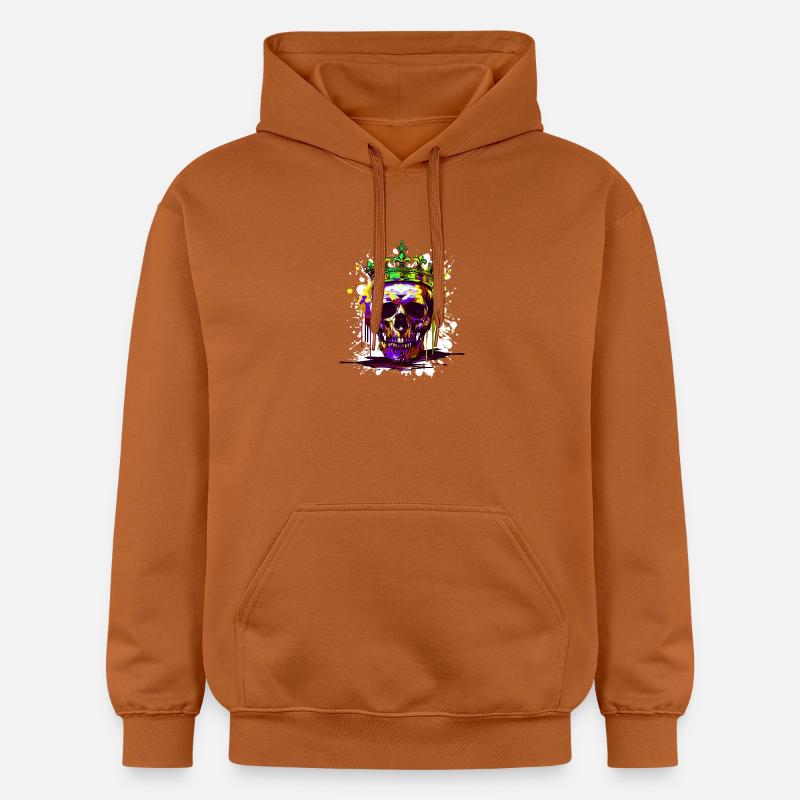 Couronne de crâne de roi - Sweat à capuche Softstyle® Gildan Unisexe - Athletic Orange