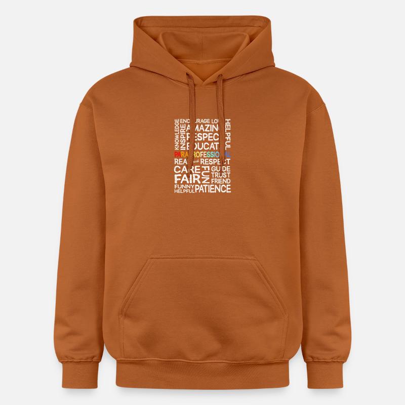 Paraéducateur paraprofessionnel Assistant enseignant - Sweat à capuche Softstyle® Gildan Unisexe - Athletic Orange