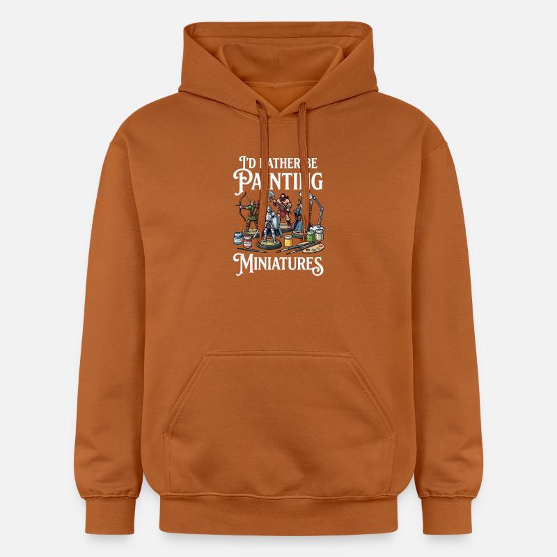 Je préfère peindre des miniatures - Sweat à capuche Softstyle® Gildan Unisexe - Athletic Orange