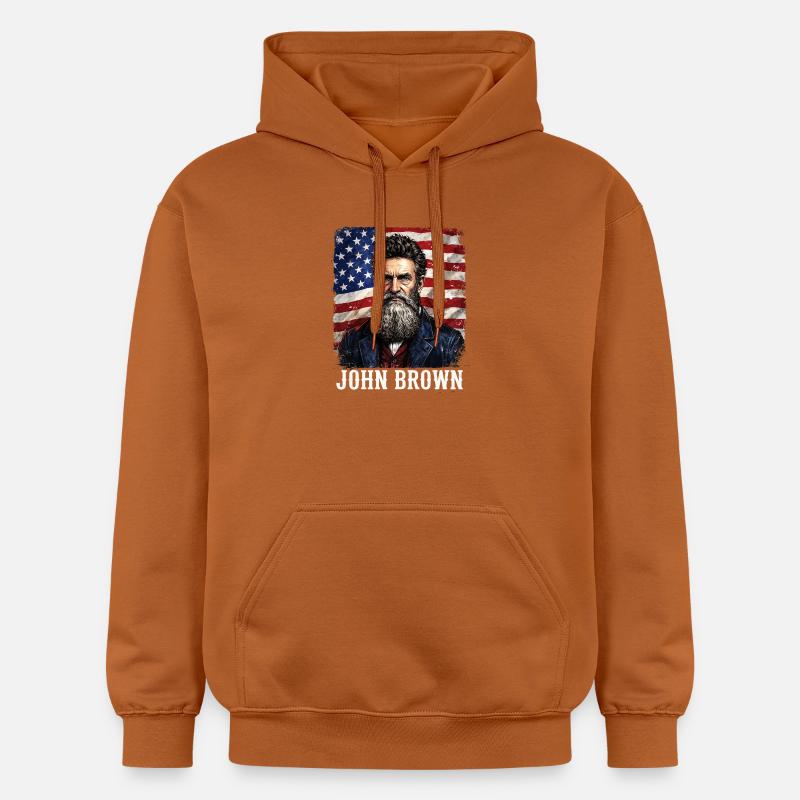 John Brown drapeau des États-Unis. - Sweat à capuche Softstyle® Gildan Unisexe - Athletic Orange