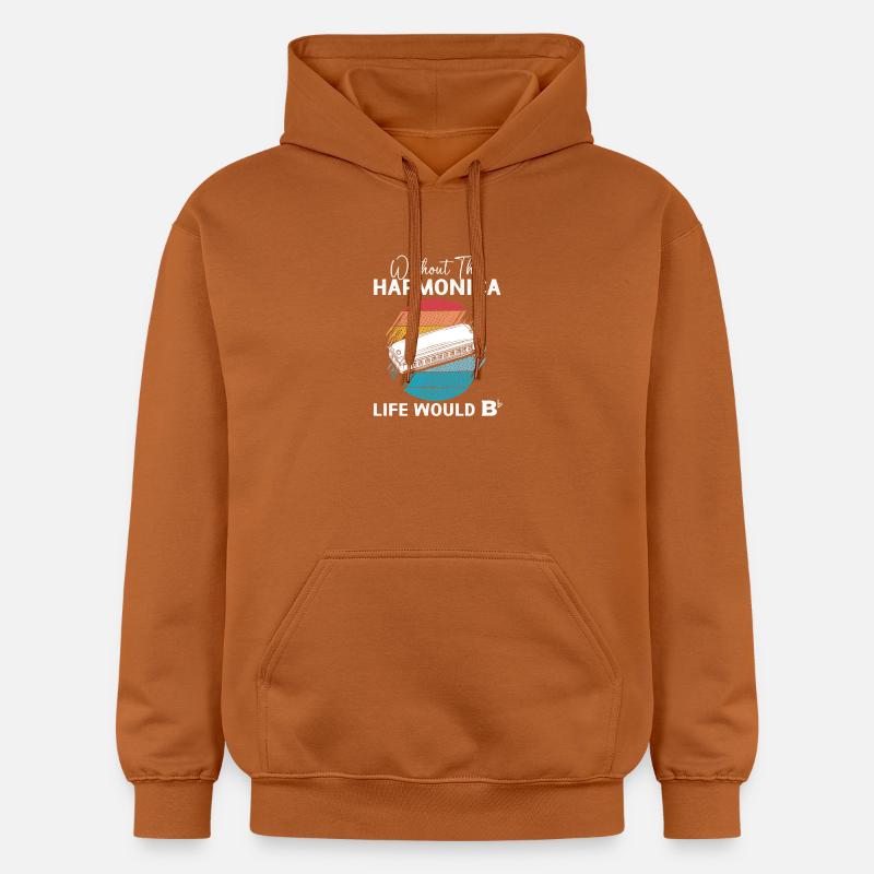 Harmonica - Sweat à capuche Softstyle® Gildan Unisexe - Athletic Orange