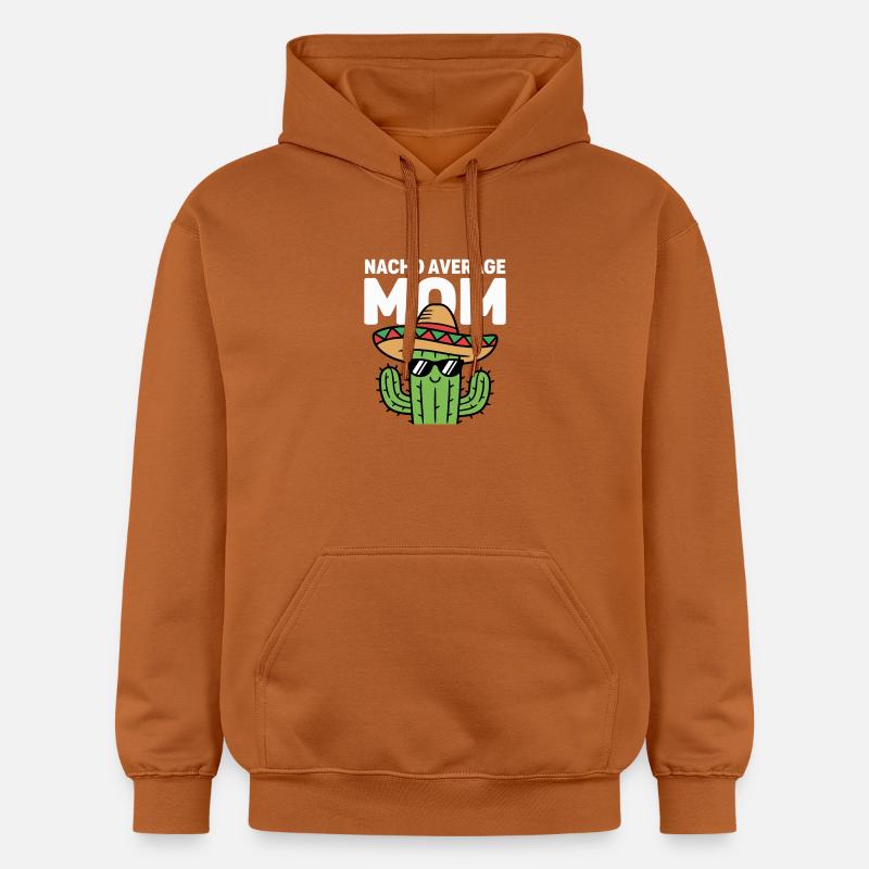 Nacho Durchschnitts-Mutter Lustige Kleinmahn - Gildan Unisex Softstyle® Midweight Hoodie - Athletic Orange