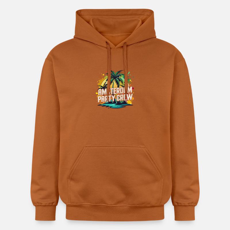 Amsterdam Party Crew - Sweat à capuche Softstyle® Gildan Unisexe - Athletic Orange