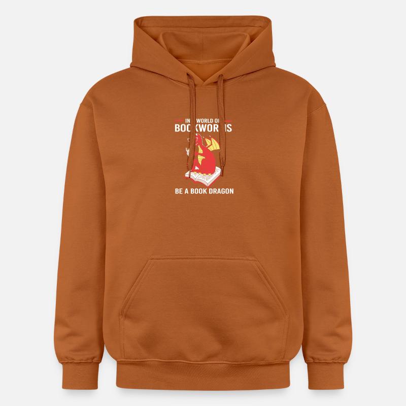 Rat de bibliothèque de bibliothèque - Sweat à capuche Softstyle® Gildan Unisexe - Athletic Orange