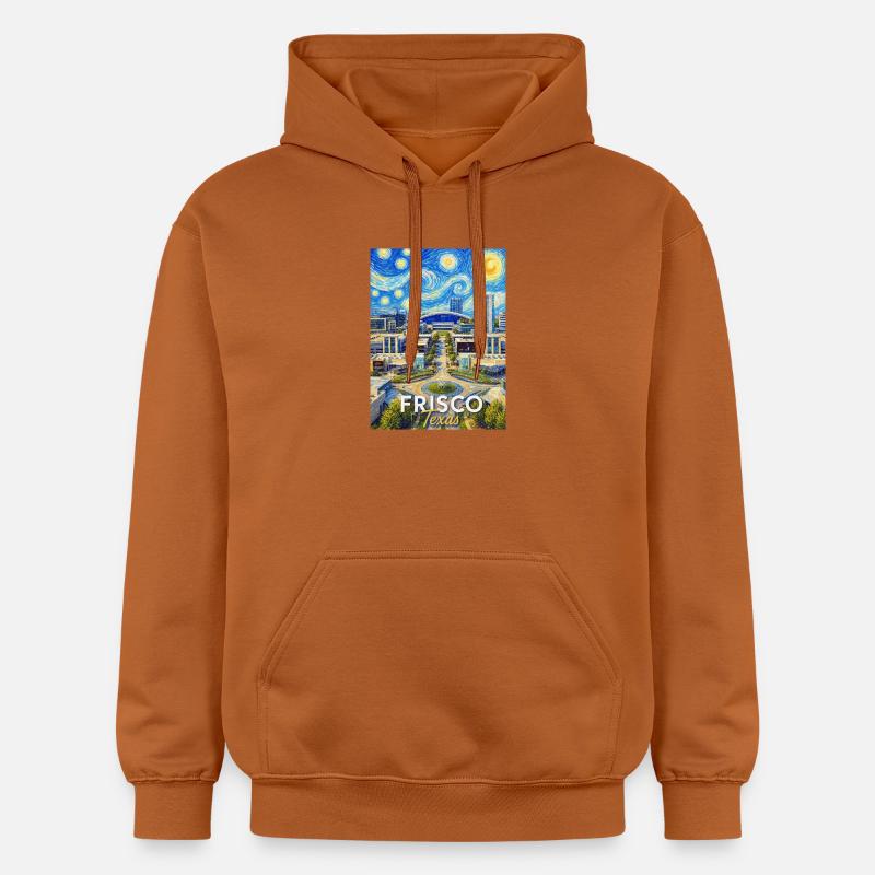 Frisco Texas Starry Night - Sweat à capuche Softstyle® Gildan Unisexe - Athletic Orange