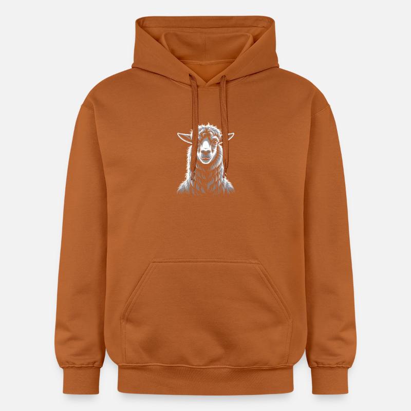 lama - Sweat à capuche Softstyle® Gildan Unisexe - Athletic Orange