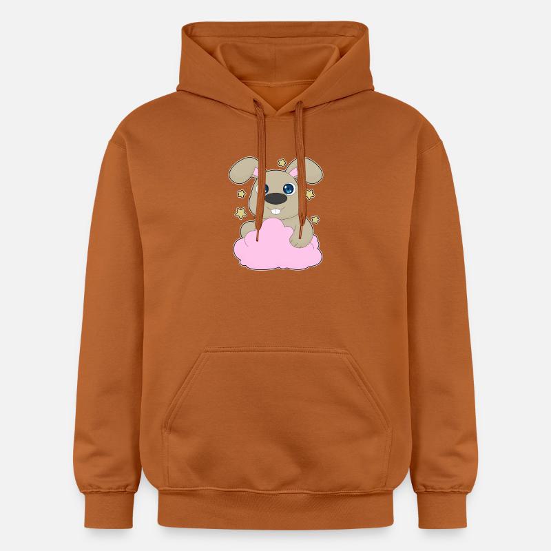 Nuages de lapin - Sweat à capuche Softstyle® Gildan Unisexe - Athletic Orange