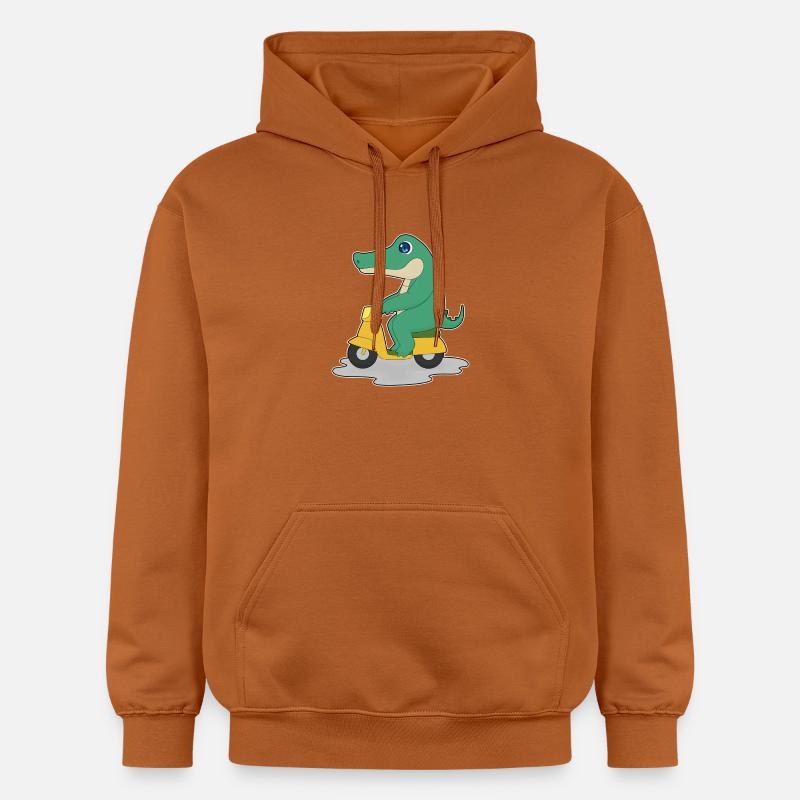 Crocodile Scooter - Sweat à capuche Softstyle® Gildan Unisexe - Athletic Orange