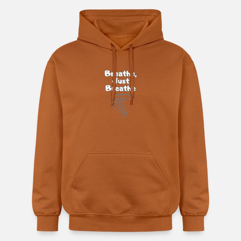 BREATH Self-Care – Déclaration d’amour de soi - Sweat à capuche Softstyle® Gildan Unisexe - Athletic Orange