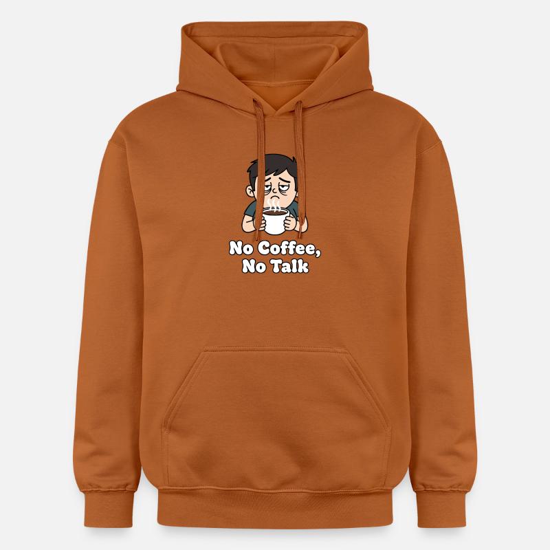 Pas de café, pas de discussion - Sweat à capuche Softstyle® Gildan Unisexe - Athletic Orange