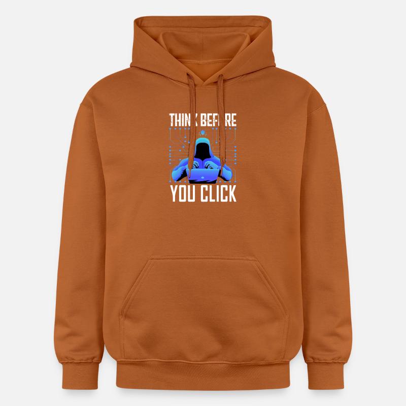 Hacker-Hacker-Hacker-Programmierer Linux Cybersicherheitsdaten - Gildan Unisex Softstyle® Midweight Hoodie - Athletic Orange