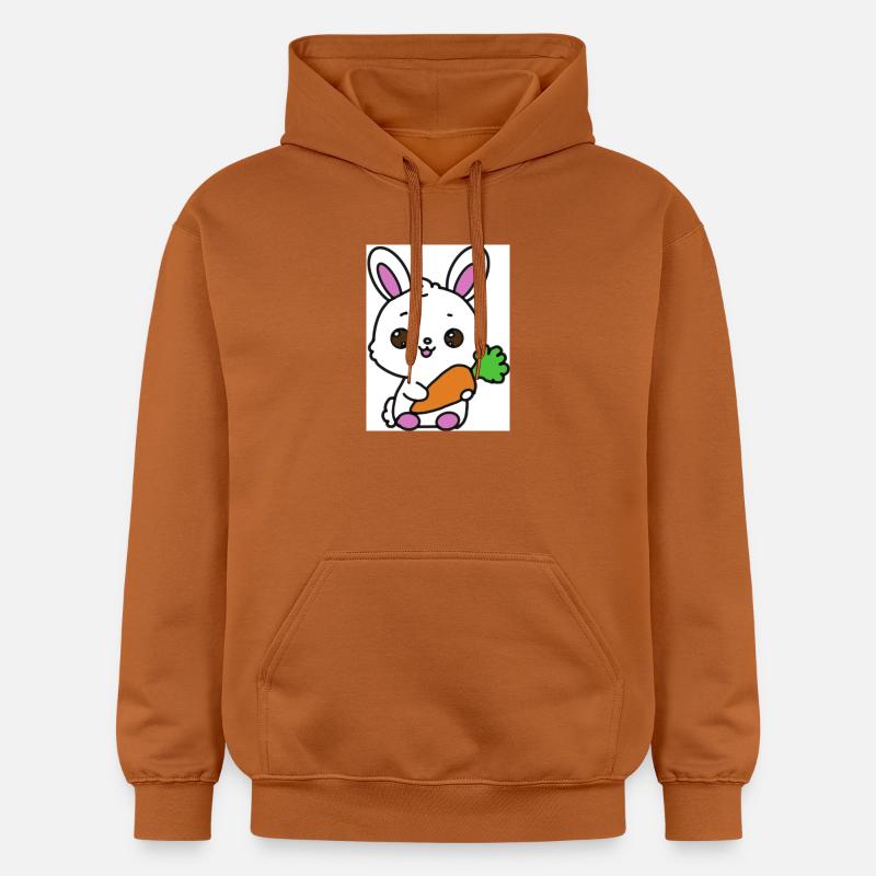 Lapin kawaï - Sweat à capuche Softstyle® Gildan Unisexe - Athletic Orange