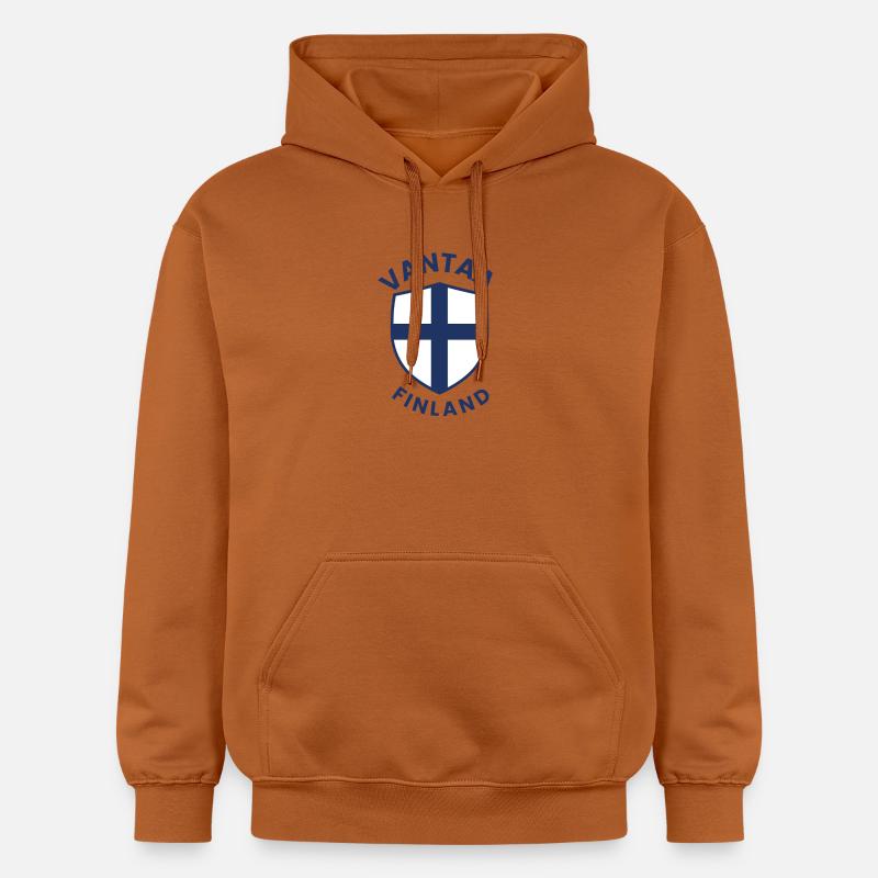Bouclier de Vantaa de Finlande - Sweat à capuche Softstyle® Gildan Unisexe - Athletic Orange