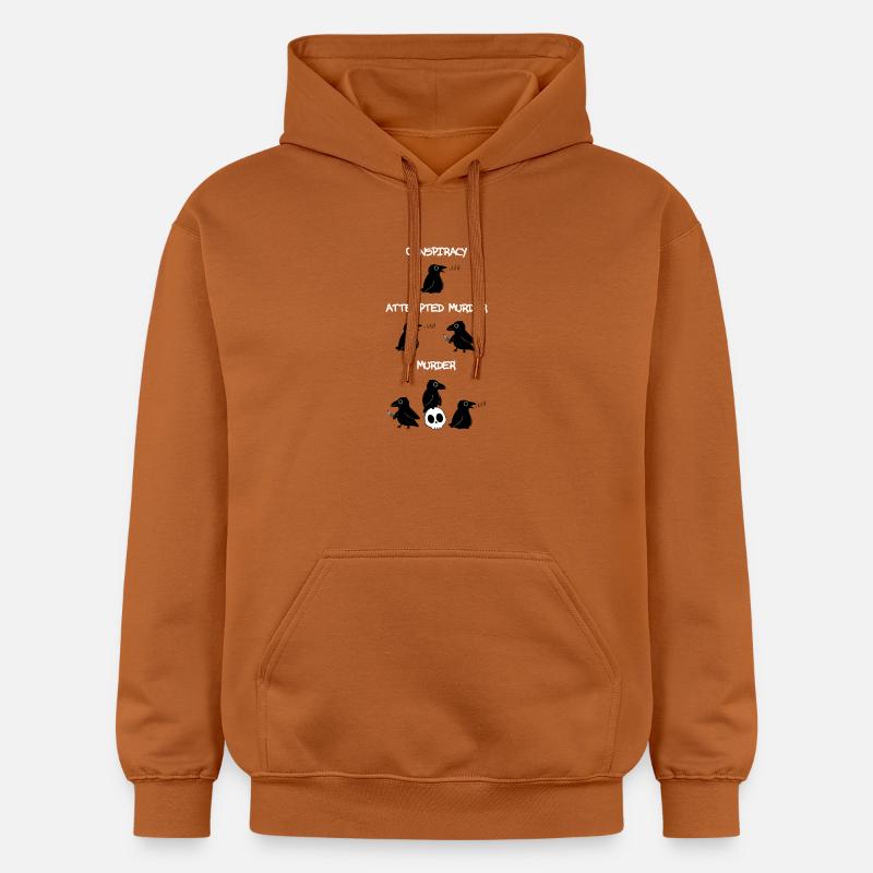 Complot - Tentative de meurtre - Meurtre - Sweat à capuche Softstyle® Gildan Unisexe - Athletic Orange