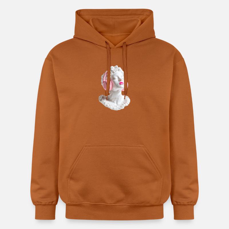 Marble Diva : Beats en rose - Sweat à capuche Softstyle® Gildan Unisexe - Athletic Orange