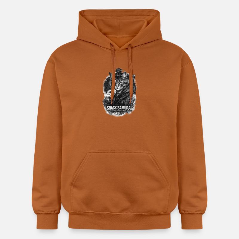 Snack Samurai Cat II - Sweat à capuche Softstyle® Gildan Unisexe - Athletic Orange