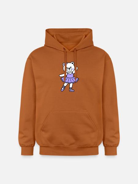 Bear ballet - Gildan Unisex Softstyle® Midweight Hoodie - Athletic Orange