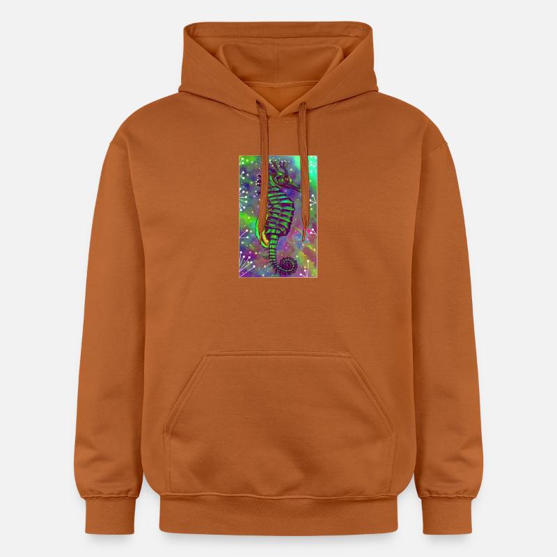 hippocampe - Sweat à capuche Softstyle® Gildan Unisexe - Athletic Orange