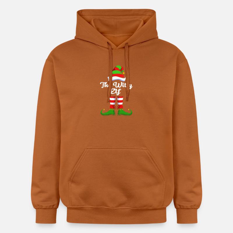 Elfe Elf Cadeau de Noël - Sweat à capuche Softstyle® Gildan Unisexe - Athletic Orange