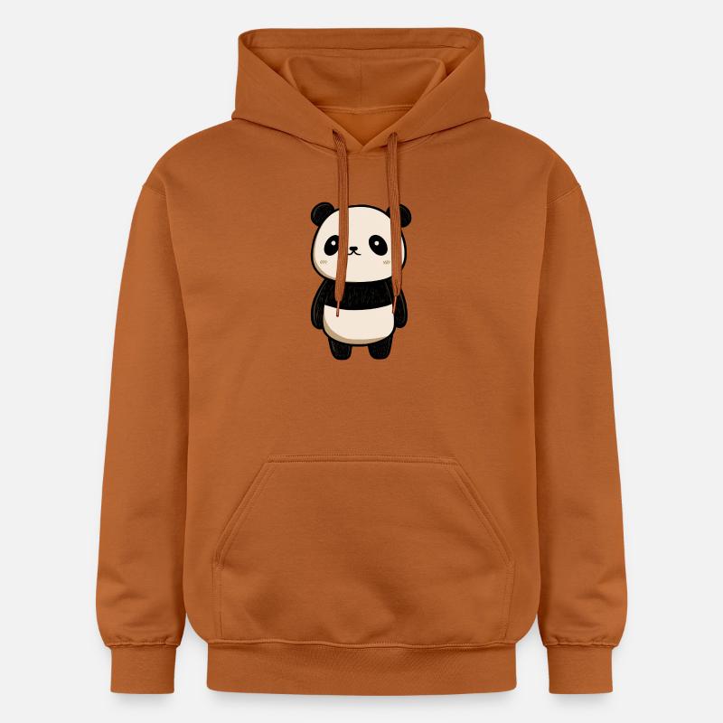 dessin panda, panda mignon, bébé panda - Sweat à capuche Softstyle® Gildan Unisexe - Athletic Orange