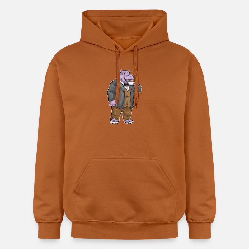 Tasse à café Hippo - Sweat à capuche Softstyle® Gildan Unisexe - Athletic Orange