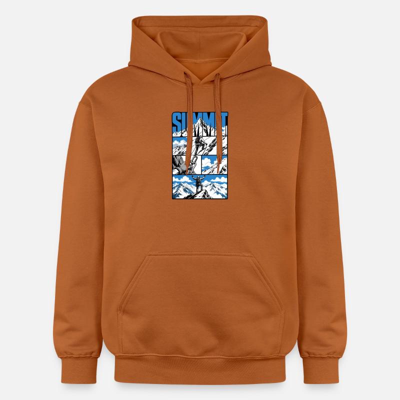 Aventure alpine - Sweat à capuche Softstyle® Gildan Unisexe - Athletic Orange