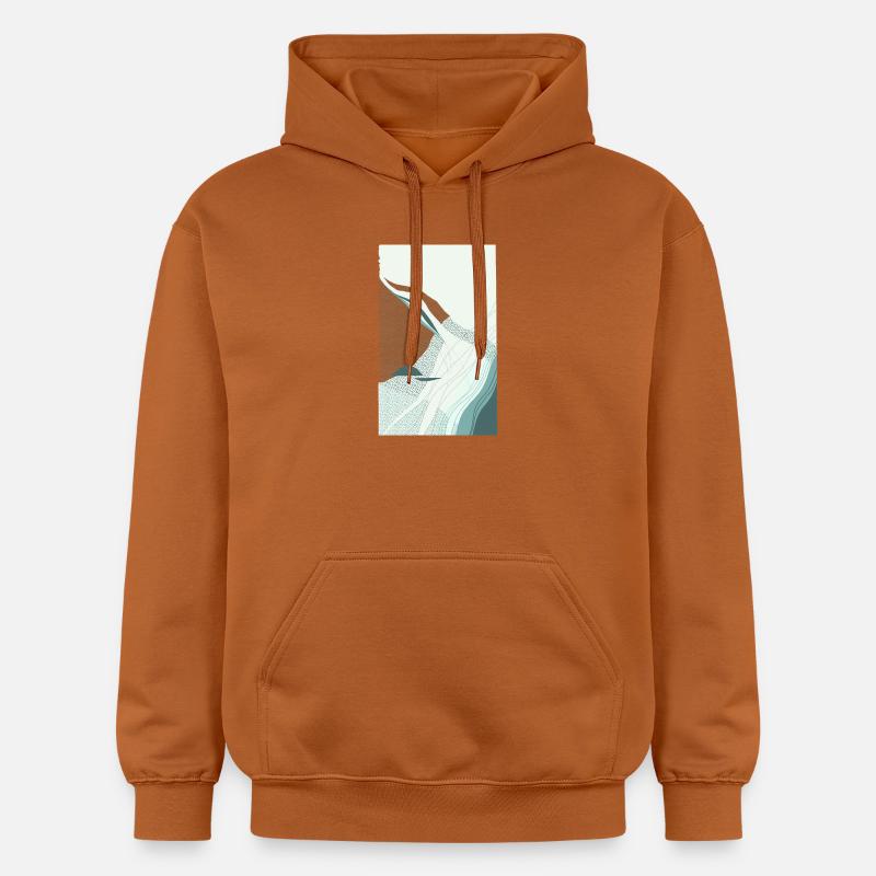 Structures fluides - Sweat à capuche Softstyle® Gildan Unisexe - Athletic Orange