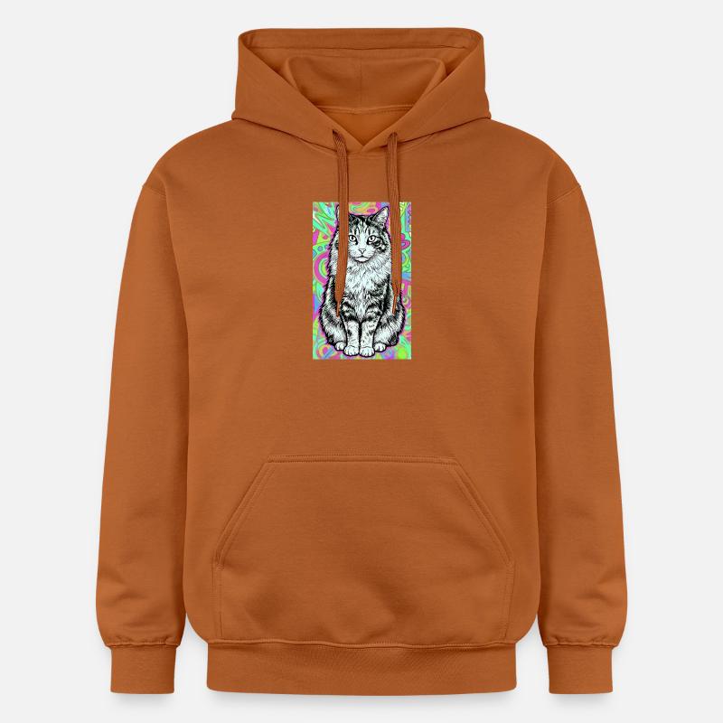 chat - Sweat à capuche Softstyle® Gildan Unisexe - Athletic Orange