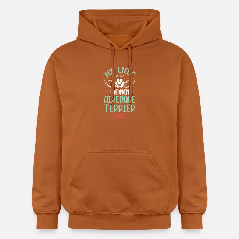 J’adore mon Airedale Terrier - Sweat à capuche Softstyle® Gildan Unisexe - Athletic Orange