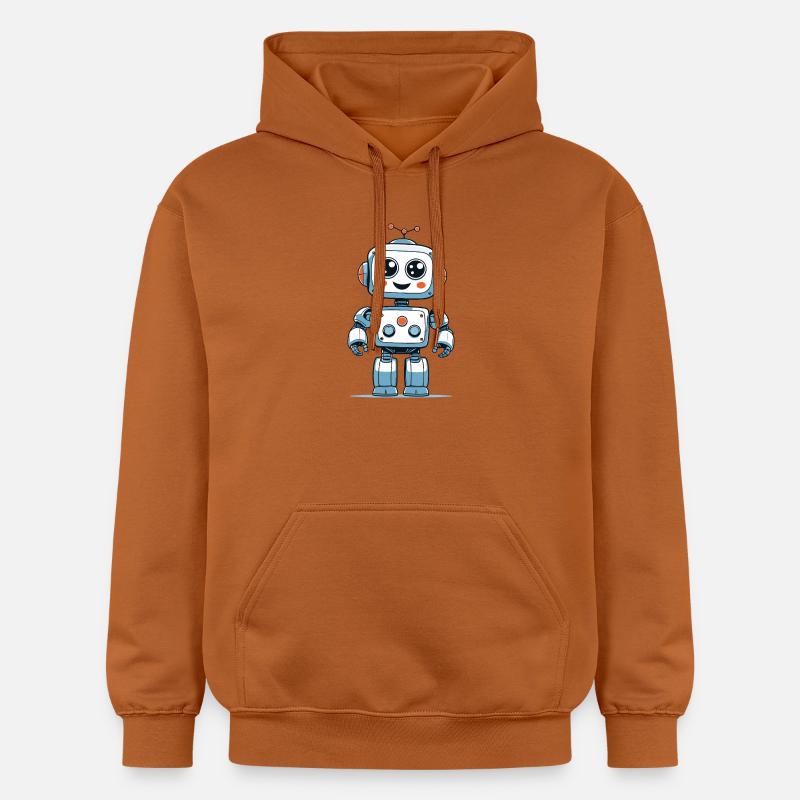 Petit robot spatial - Sweat à capuche Softstyle® Gildan Unisexe - Athletic Orange