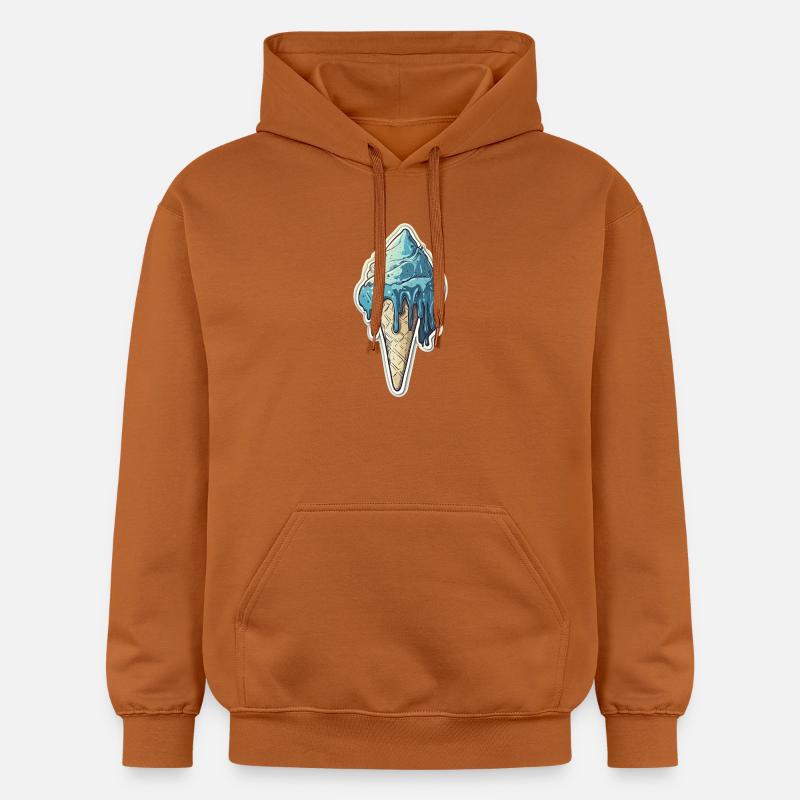 Crème glacée Crème glacée - Sweat à capuche Softstyle® Gildan Unisexe - Athletic Orange