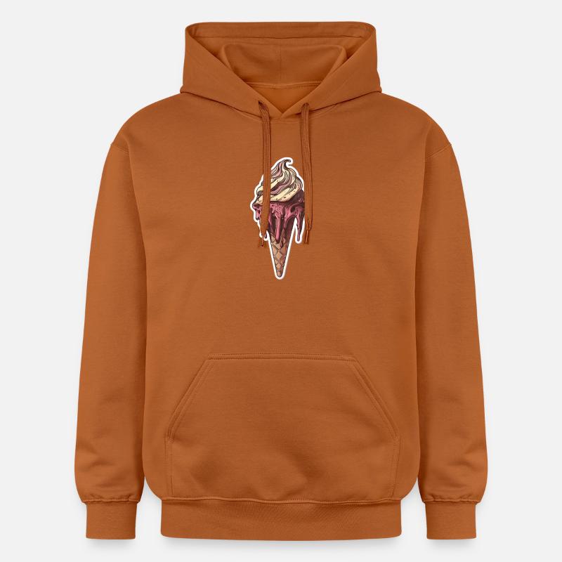 Crème glacée Crème glacée - Sweat à capuche Softstyle® Gildan Unisexe - Athletic Orange