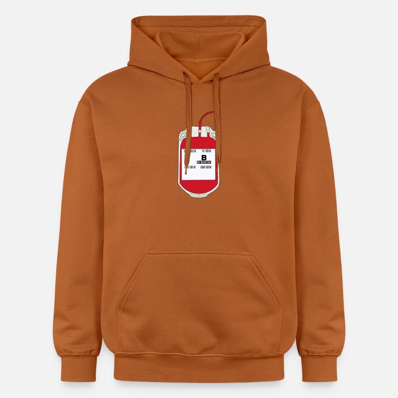 Poche de sang B négative - Sweat à capuche Softstyle® Gildan Unisexe - Athletic Orange