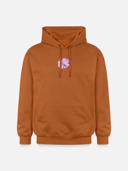Lilas fleur aquarelle - Sweat à capuche Softstyle® Gildan Unisexe - Athletic Orange