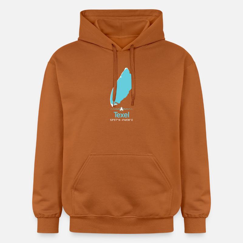 Texel | Carte de conception - Sweat à capuche Softstyle® Gildan Unisexe - Athletic Orange