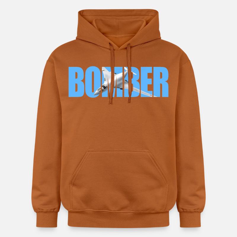 Bomber Tu-160 - Gildan Unisex Softstyle® Midweight Hoodie - Athletic Orange