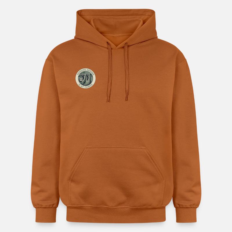 Traîner, c’est mon cardio - Sweat à capuche Softstyle® Gildan Unisexe - Athletic Orange