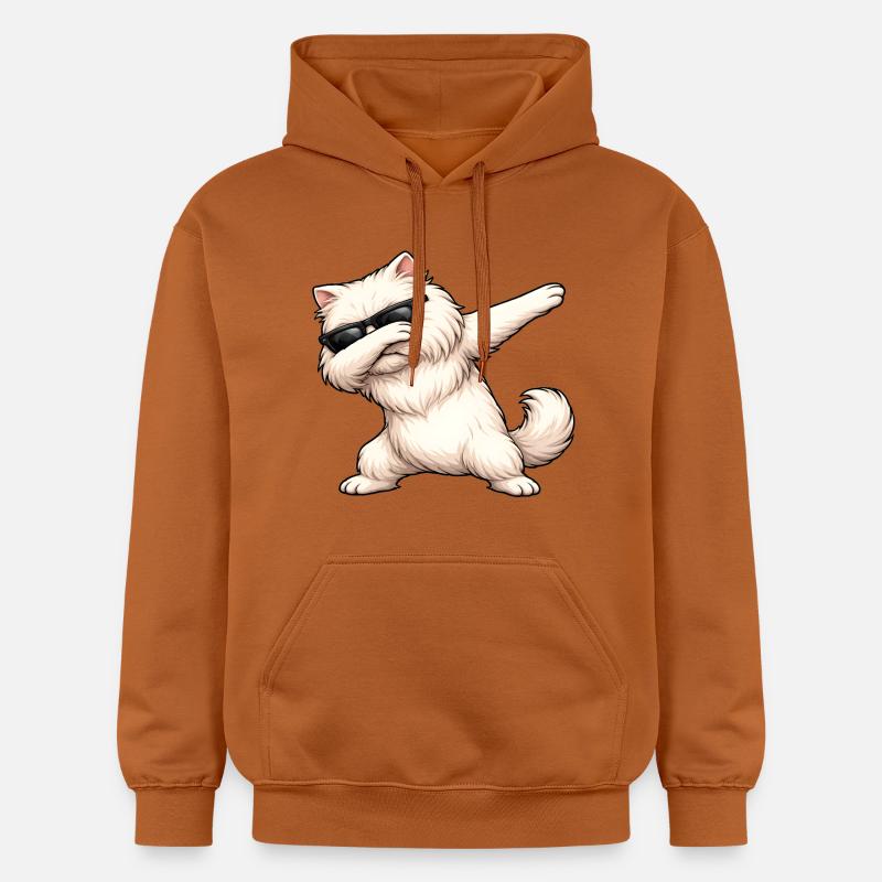 Dab du chat perse - Sweat à capuche Softstyle® Gildan Unisexe - Athletic Orange